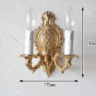 wl218-1　ペア2灯式ウォールランプ