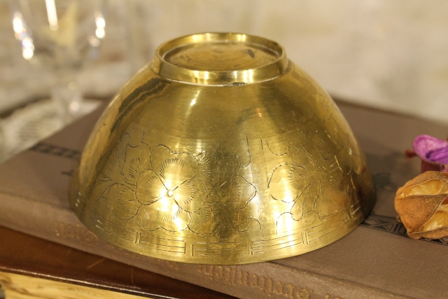 Brass bowl 茶碗 K-425