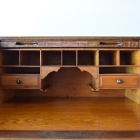 木目が美しいオーク材のスモールロールトップデスク【d83】