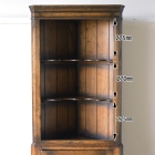 k154　オークコーナーキャビネット