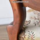 優雅で華やかなデザインが魅力のウォールナットバルーンチェア【c215-5】