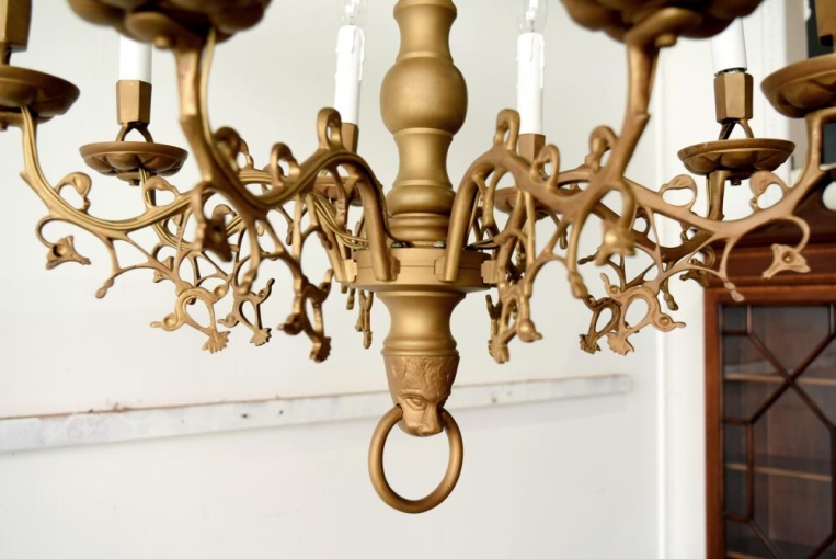 sy345  8灯式シャンデリア