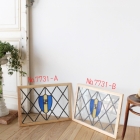 モチーフ以外はクリアガラスで出来たステンドグラス【7731-B】