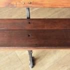 素朴な温もりと重厚感を併せ持つチャーチベンチ【c88】