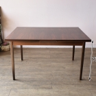 最大幅2350㎜！稀少な美しい木目、ローズウッド製ドローリーフテーブル【t43】