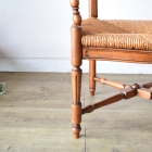 【OUTLET】落ち着いた木肌と素朴な温もりが魅力のラタンアームチェア【c1】