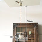 優美なガラスシェードが魅せるペンダントランプ【9574-2】